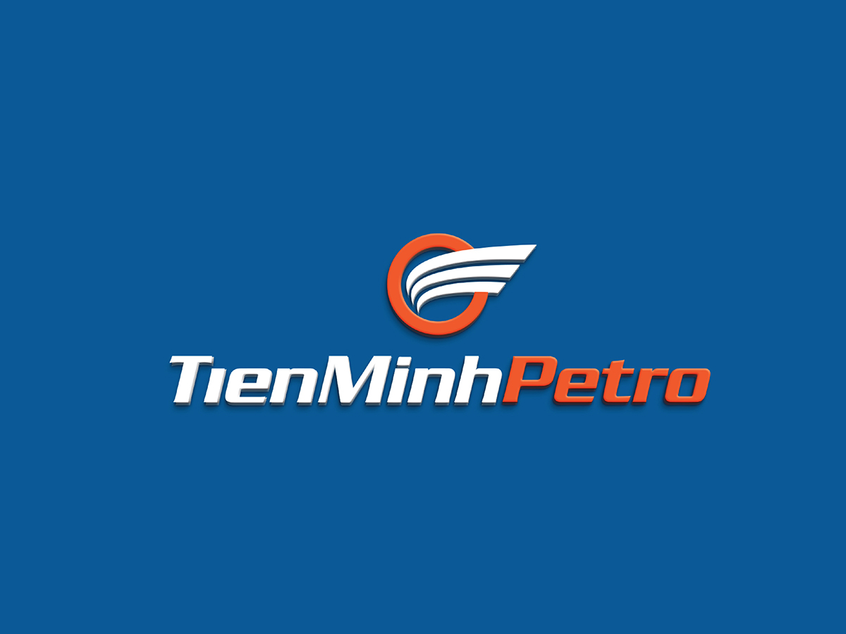Thiết kế logo thương hiệu ngành dầu khí - xăng dầu Tiến Minh Petro tại Hải Dương